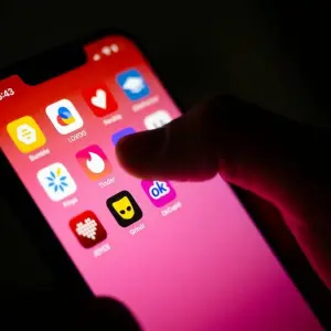 Dating-Apps auf einem Smartphone