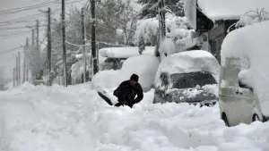 Wintereinbruch in Bulgarien
