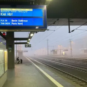 Gleise am Düsseldorfer Hauptbahnhof