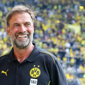 Jürgen Klopp beim Abschiedsspiel für BVB-Profis