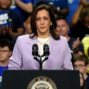 Wahlkampf in den USA - Harris in Las Vegas