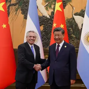 Fernández und Xi Jinping