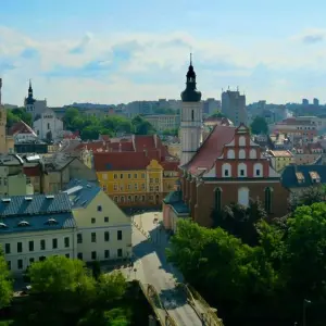 Blick auf Oppeln (Opole)