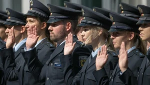 Vereidigungsfeier bei der Bundespolizei