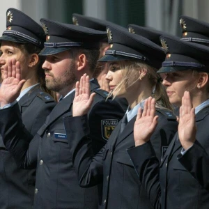 Vereidigungsfeier bei der Bundespolizei