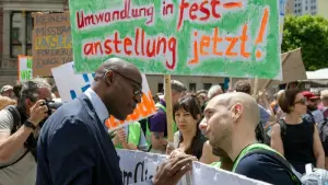 Kundgebung «Musikschulen sichern für Alle!» in Berlin