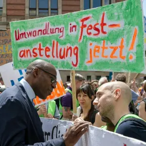 Kundgebung «Musikschulen sichern für Alle!» in Berlin