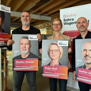 Landtagswahlkampagne des BSW Thüringen