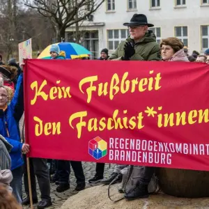 Demonstrationen gegen rechts - Forst (Lausitz)