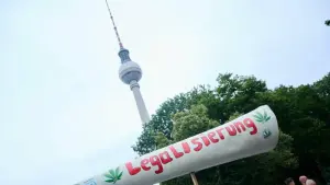 Hanfparade für die Legalisierung von Cannabis