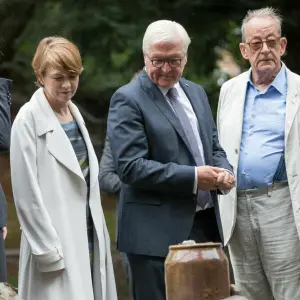 Bundespräsident Steinmeier besucht Skulptur Projekte