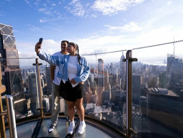 Skylift auf dem Rockefeller Center