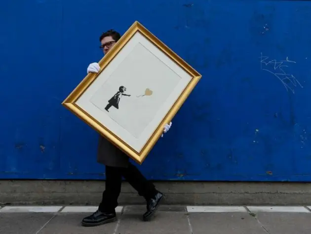 Christie's versteigert weiteren Banksy online