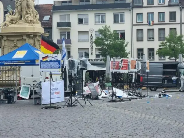 Messerangriff auf Marktplatz in Mannheim