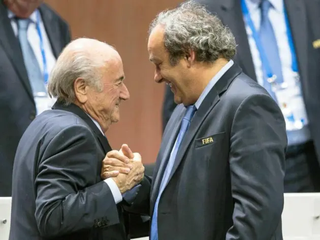 Joseph Blatter und Michel Platini