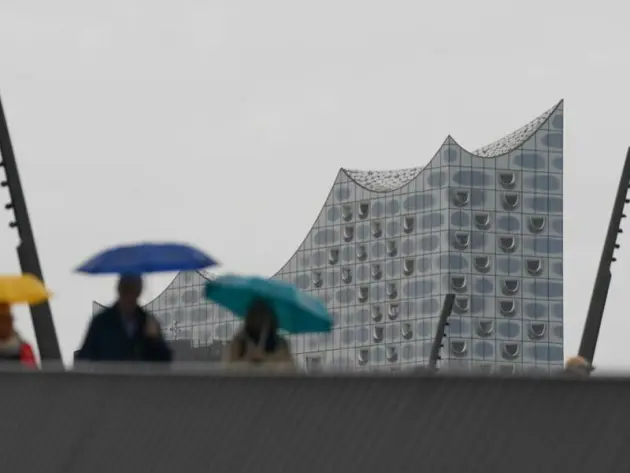 Regenwetter in Hamburg