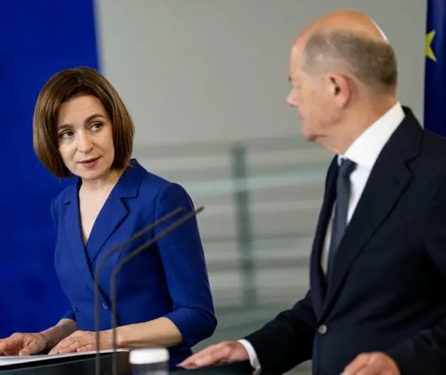 Bundeskanzler Scholz empfängt Moldauische Präsidentin