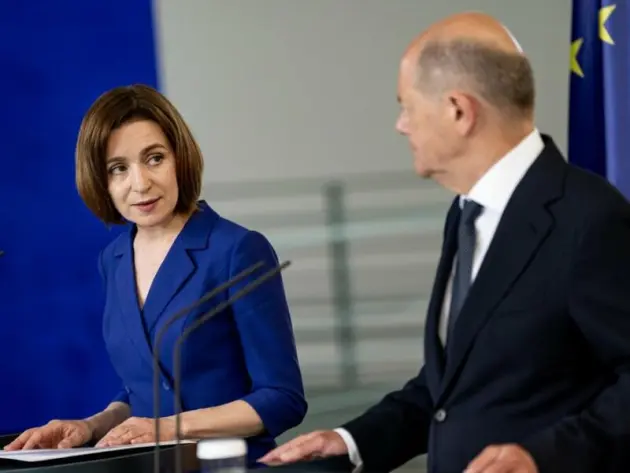 Bundeskanzler Scholz empfängt Moldauische Präsidentin