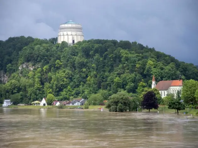 Hochwasser in Bayern - Kelheim