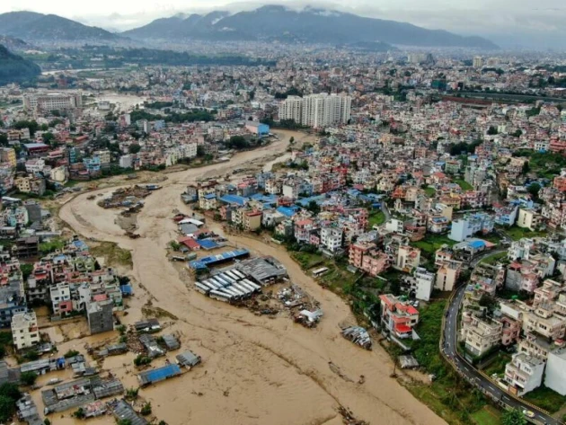 Überschwemmungen in Nepal