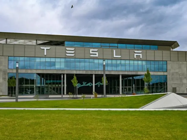 Autofabrik von Tesla in Grünheide