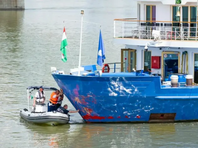 Schiffsunfall auf der Donau