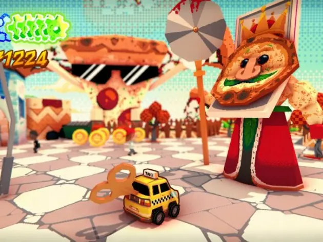 Screenshot von «Yellow Taxi Goes Vroom»