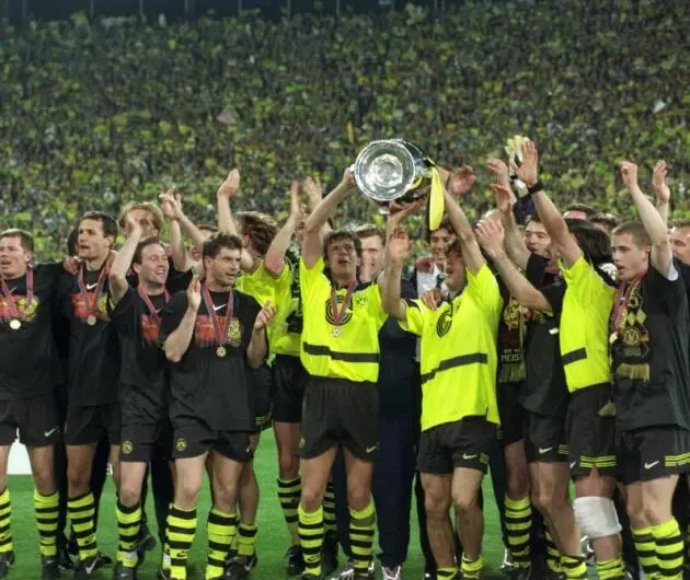 Dortmund gewinnt 1997 Finale gegen Juventus