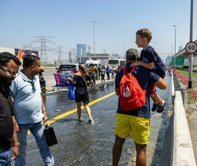 Überschwemmungen in Dubai