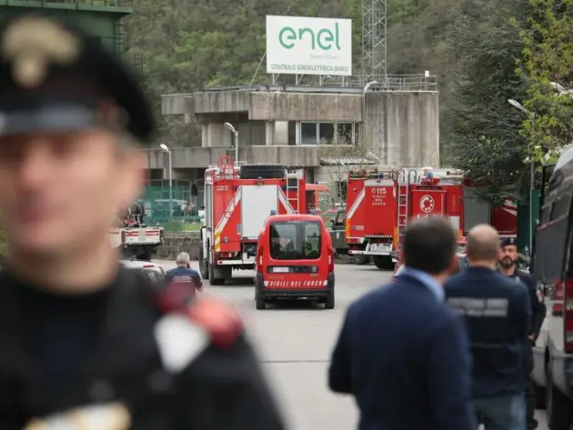 Explosion an Stausee in Italien