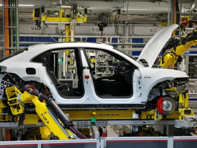 E-Auto-Produktion bei Porsche in Leipzig
