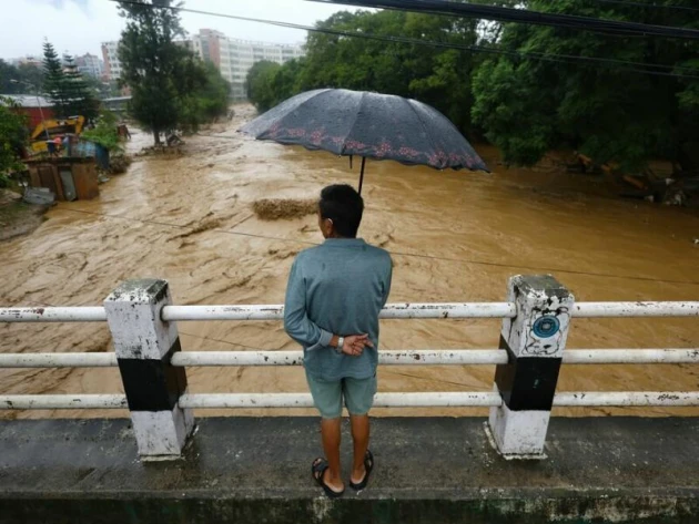 Überschwemmungen in Nepal