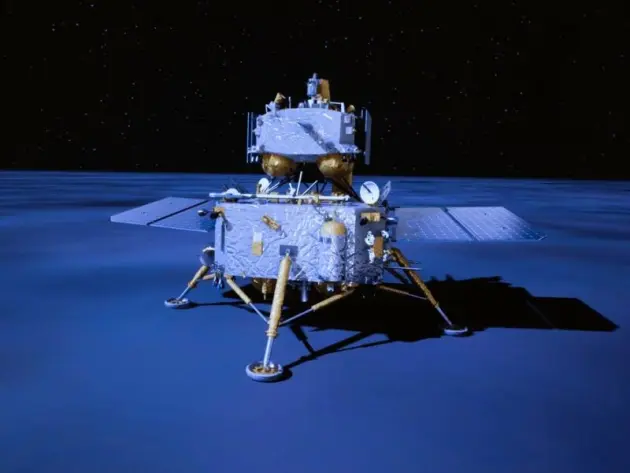 «Chang'e»-Sonde auf dem Mond
