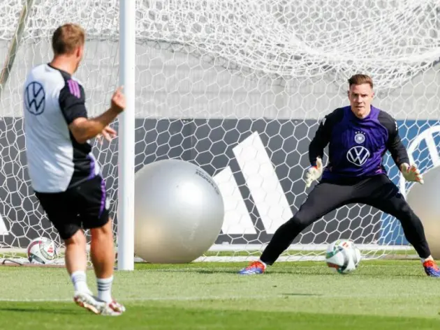 Fußball - Training Nationalmannschaft