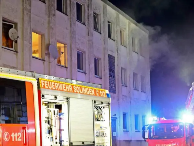 Brand in Solingen