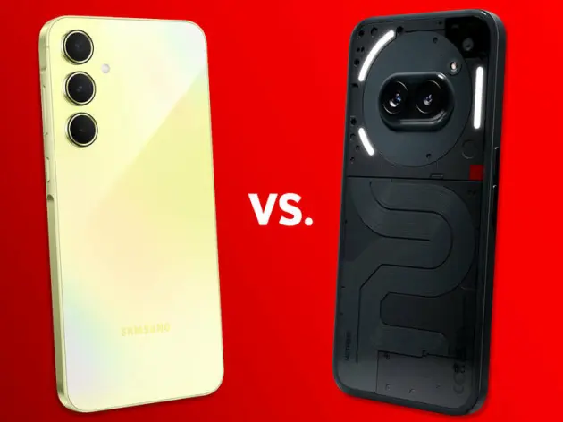 Galaxy A55 5G vs. Nothing Phone (2a): Gemeinsamkeiten und Unterschiede im Vergleich